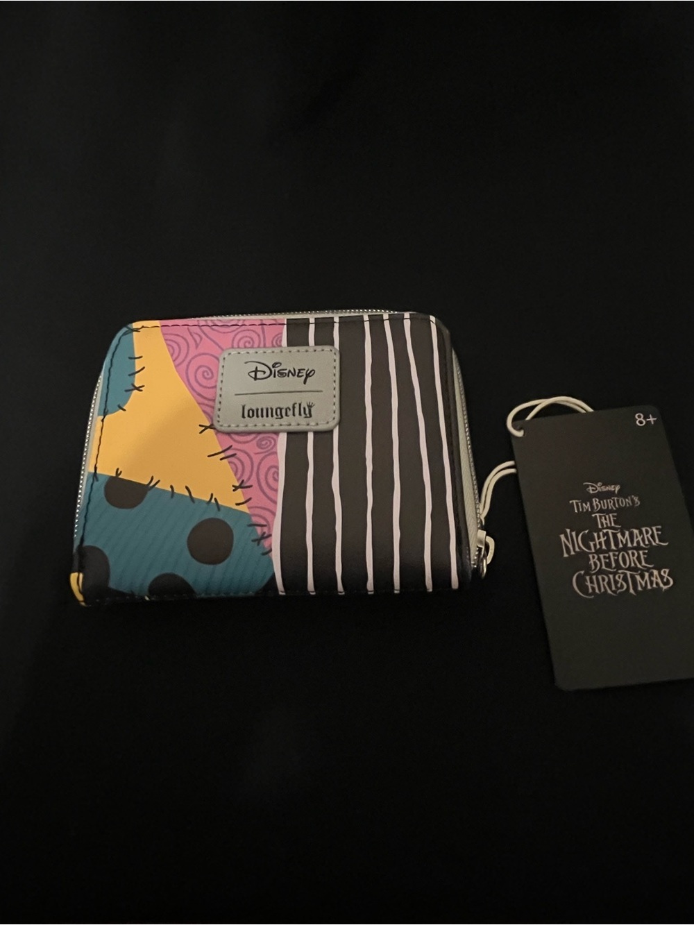 Disney The Nightmare Before Christmas Zip Wallet - Black, Silver, White